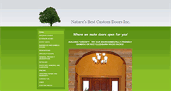 Desktop Screenshot of naturesbestdoors.com